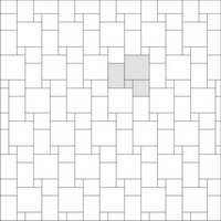 Раскладка плитки «HTS Ethos» формата 45x45-30x45-30x30-15x15