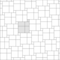 Раскладка плитки «HTS Ethos» формата 45x45-30x45-30x30-15x15