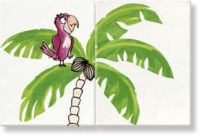 пальма и попугай